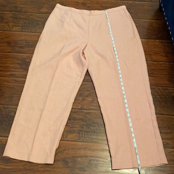 Alfred Dunner Pink Feminine Grandma Core Classic Fit Pull-On Casual Pants NEW - Picture 3 of 11